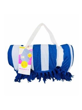 Sun Squad Striped Beach Blanket - 60” x 72”